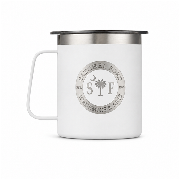 White Satchel Ford Mug