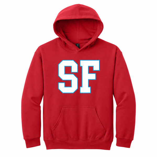 Preorder: Red SF Hoodie Sweatshirt